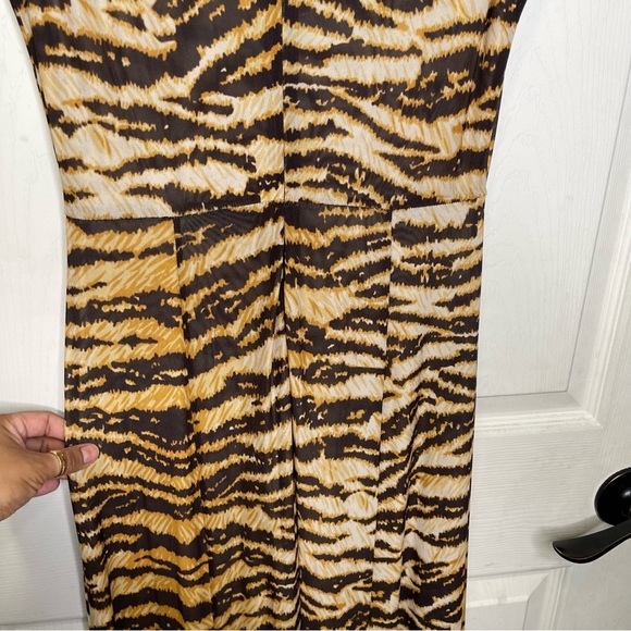 RONNY KOBO
Uzina Mesh Animal Print Round Neck Sleeveless Maxi A-Line Dress Sz M - Picture 3 of 14